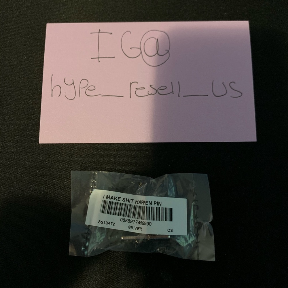 Supreme I MAKE SHIT HAPPEN PIN